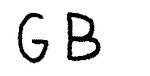 Indiscernible: monogram (Read as: GB)