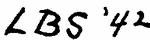 Indiscernible: monogram (Read as: LBS)