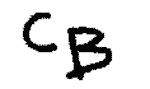 Indiscernible: monogram (Read as: CB)