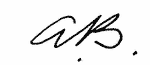Indiscernible: monogram (Read as: AB)