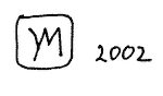 Indiscernible: monogram, symbol or oriental (Read as: YM, M, YWM)