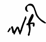 Indiscernible: monogram (Read as: FW, WF, WT)