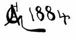 Indiscernible: monogram (Read as: CA, AC, GA, AG)