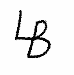 Indiscernible: monogram (Read as: LB)