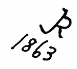 Indiscernible: monogram (Read as: R, JR)