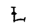 Indiscernible: monogram (Read as: L)