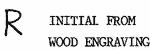 Indiscernible: monogram (Read as: R)