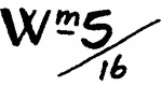 Indiscernible: monogram (Read as: WMS)