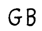 Indiscernible: monogram (Read as: GB)