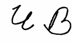Indiscernible: monogram (Read as: UB, WB)