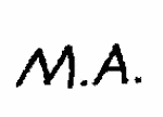 Indiscernible: monogram (Read as: MA) Indiscernible: monogram (Read as: MA)