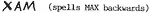 Indiscernible: monogram (Read as: XAM)