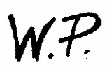 Indiscernible: monogram (Read as: WP)