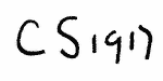 Indiscernible: monogram (Read as: CS)