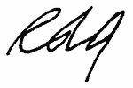 Indiscernible: monogram, illegible (Read as: RAG)