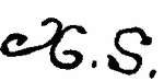 Indiscernible: monogram (Read as: XS)