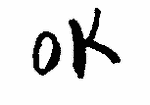 Indiscernible: monogram (Read as: OK)