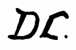 Indiscernible: monogram (Read as: DC)