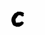 Indiscernible: monogram (Read as: C)