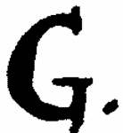 Indiscernible: monogram (Read as: G)