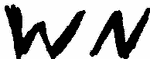 Indiscernible: monogram (Read as: WN)