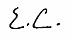 Indiscernible: monogram (Read as: EC, EL)