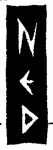 Indiscernible: monogram (Read as: NED)