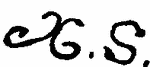Indiscernible: monogram (Read as: XS)