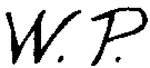 Indiscernible: monogram (Read as: WP)