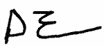 Indiscernible: monogram (Read as: DE)