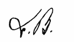 Indiscernible: monogram (Read as: LB, FB, FR, OVOB)