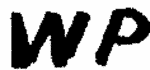 Indiscernible: monogram (Read as: WP)