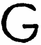 Indiscernible: monogram (Read as: G)