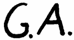 Indiscernible: monogram (Read as: GA)