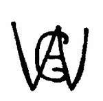 Indiscernible: monogram (Read as: GAW, WAG, AWG)