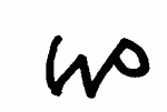 Indiscernible: monogram (Read as: WP)