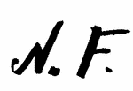 Indiscernible: monogram (Read as: NF)