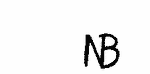 Indiscernible: monogram (Read as: NB)