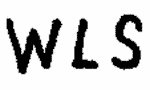 Indiscernible: monogram (Read as: WLS)