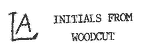 Indiscernible: monogram (Read as: LA)