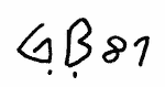 Indiscernible: monogram (Read as: GB)