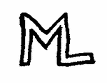 Indiscernible: monogram (Read as: M, ML)