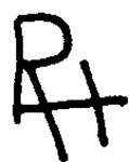 Indiscernible: monogram (Read as: RAH)