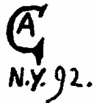 Indiscernible: monogram (Read as: CA)