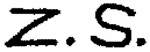Indiscernible: monogram (Read as: ZS)