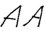 Indiscernible: monogram (Read as: AA)