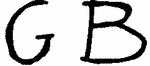 Indiscernible: monogram (Read as: GB)