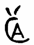 Indiscernible: monogram (Read as: CA)