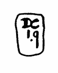 Indiscernible: monogram, symbol or oriental (Read as: DC)