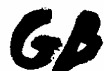 Indiscernible: monogram (Read as: GB)